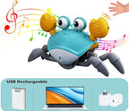 Crab Crab Baby Toy with Music and LED Lights