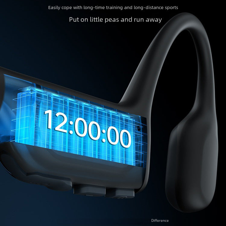 Black Chop G06 Bone Conduction Neck-Hanging Wireless Bluetooth Headset Mini Super Large Battery Long Endurance New Product Daifa