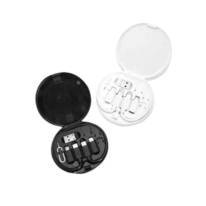 Cross-border Popular Five-in-one Magnetic Portable Multi-function Data Cable Storage Box 60W Computer Fast Charging Mobile Phone Holder