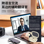 Cross-border Explosions HY-Y16AI Intelligent Translation Bluetooth Headset Wireless Clip-on Ear-less High-end Business Headset