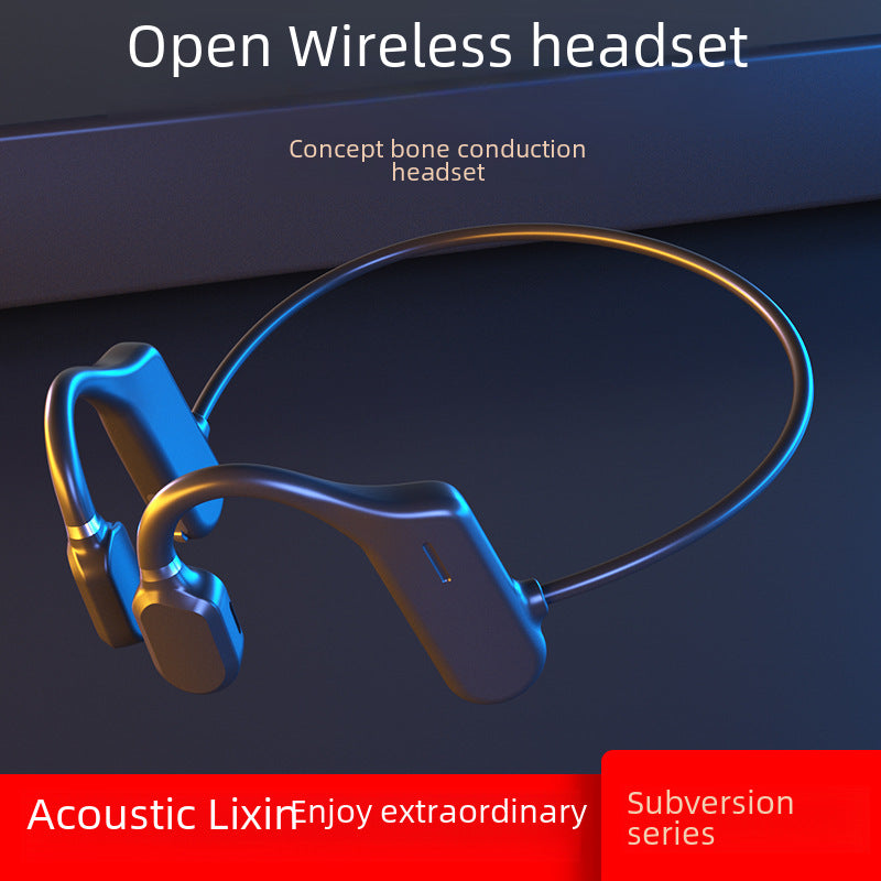 DYY-1 Wireless Sports Listening To Music Bluetooth Headset Binaural Headset Ear-hung Air Bone Conduction Concept