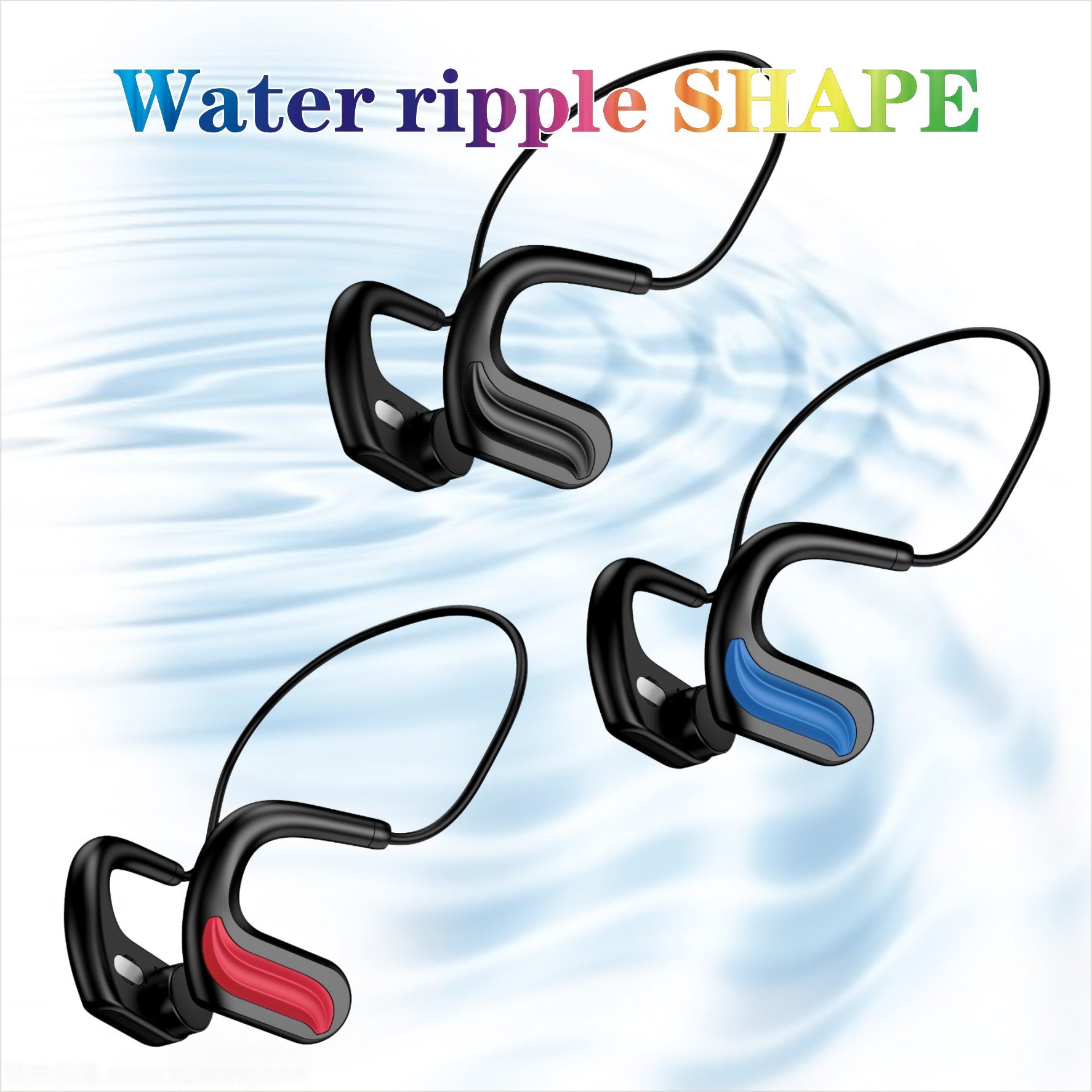 Bone Conduction 32G Bluetooth Headset 5.0 Underwater Wireless Ip68 Waterproof Swimming