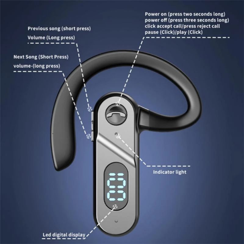 Bone Conduction Non-in-ear V28 Wireless Bluetooth Headset